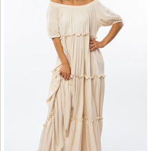 Vici XS Ruffled Tier Maxi Dress